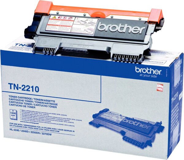 Toner TN-2210, für Brother Drucker , ca. 1.200 Seiten, schwarz