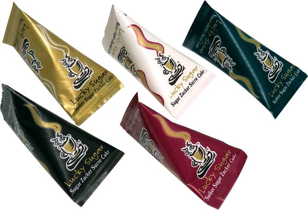 Zucker-Portion "Hot-Cup", dreieckige Verpackung, 500 Portionen a 4,5 g