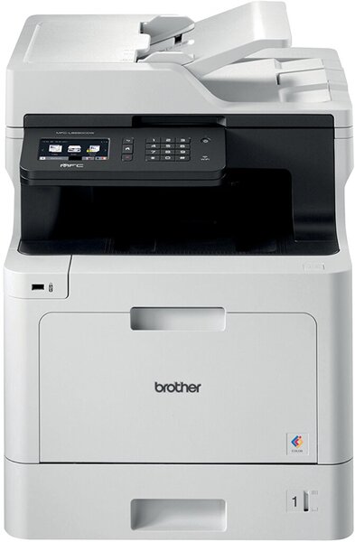 Multifunktionsgerät MFC-L8690CDW inkl.UH, Max. Druckauflösung (dpi): 2.400 x 600, grau