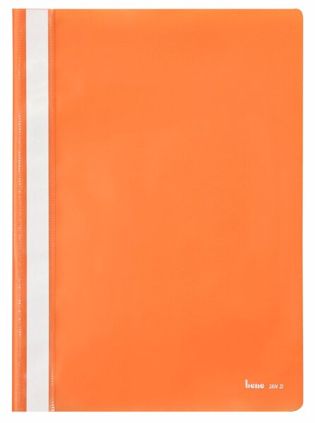 Schnellhefter, DIN A4, dokumentenecht, PP-Folie, transparenter Deckel, 230 x 310 mm, orange