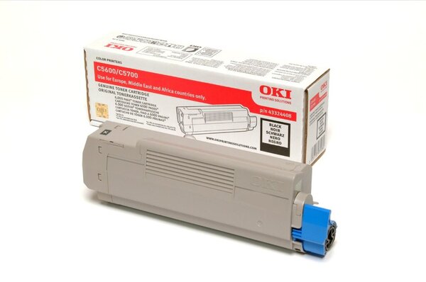 Toner 43324408, für OKI Drucker, ca. 6.000 Seiten, schwarz