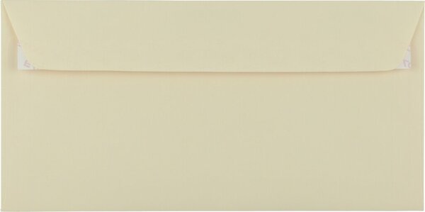 Briefumschlag DIN C5/6, ohne Fenster, haftklebend, hellchamois, 100g/qm, 229 x 114 mm, 250 Stück