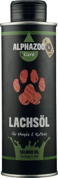 Premium Lachsöl 250 ml für Hunde und Katzen, natürliches Omega 3 Fischöl