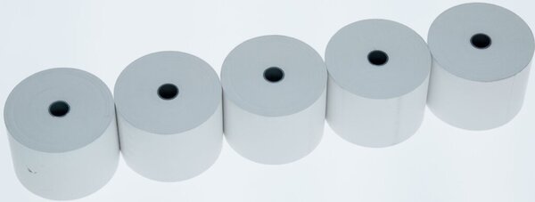 Thermorolle, 57 mm x 80 m (Ø 78 mm) (Hülse Ø 12 mm) für Kassen, 5 Rollen, Artikel ist Bisphenol A frei