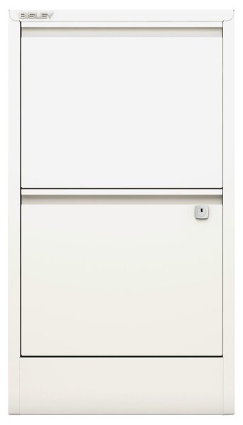 Hängeregistraturschrank Home Filer, 2 Hängeregistratur-Schubladen, abschließbar, (HxBxT): 672 x 413 x 400 mm, verkehrsweiß