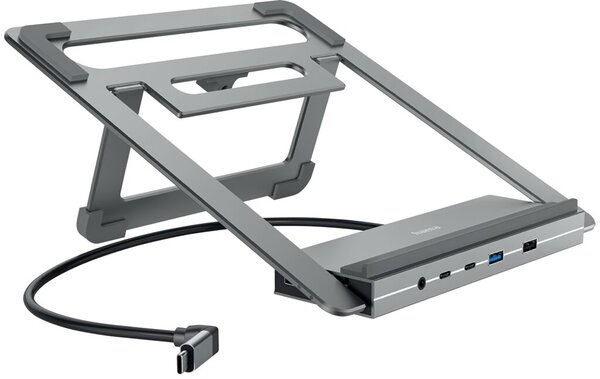 USB-C-Docking-Station, grau