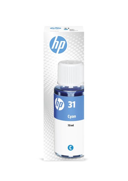 Tintenpatrone 31, für HP Drucker, ca. 8.000 Seiten, cyan
