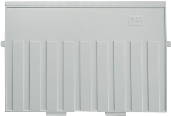 Stützplatten DIN A4 quer, Kunststoff grau, 5 Stück