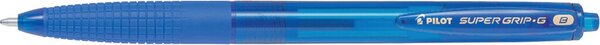 Kugelschreiber Super Grip G RT, Schaft blau, Kunststoff, Mine B - 0,5 mm, blau