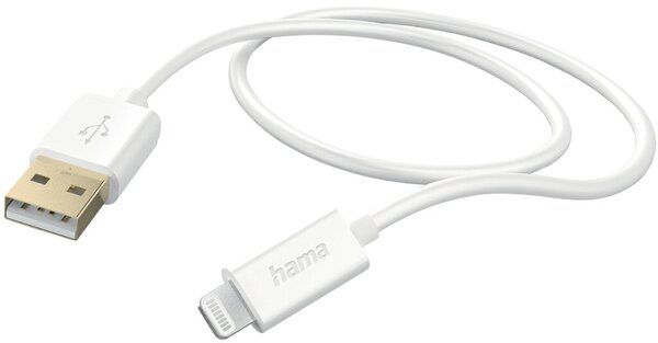 Ladekabel, USB-A-Lightning, 1,5 m, weiß