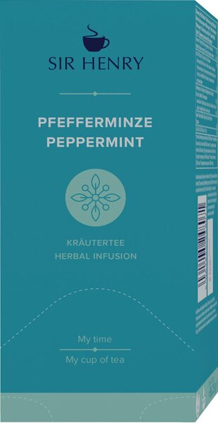 Tee Sir Henry Pfefferminze, 25 Portionsbeutel á 2,2 g