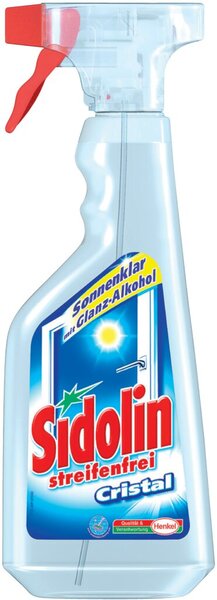 Glasreiniger Sidolin Streifenfrei Cristal, 500ml, mit Nano-Protect-Formel