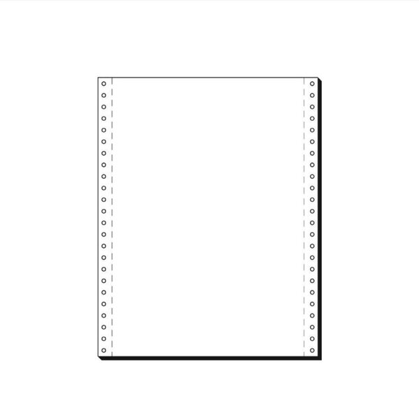 Endlospapier, LP, 12"x240 mm (A4 hoch), 1-fach, 70g/qm, blanko, 2000 Blatt
