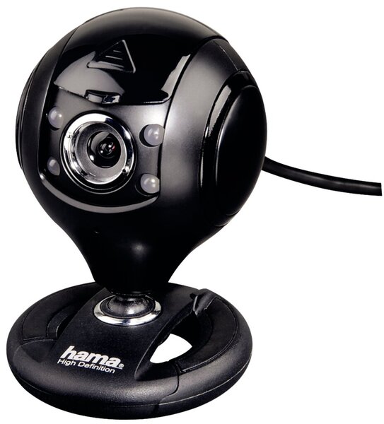 HD-Webcam Spy Protect, 16:9 Format, USB-Anschluss, schwarz