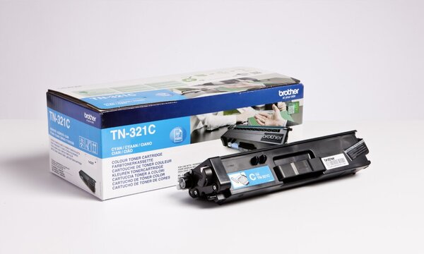 Toner TN-321C, für Brother Drucker, ca. 1.500 Seiten, cyan