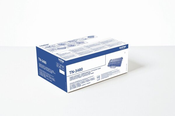 Toner TN-3480, für Brother Drucker, ca. 8.000 Seiten, schwarz