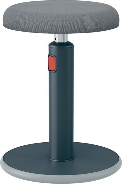 Sitz- & Stehhocker Ergo Cosy, grau, höhenverstellbar 46 - 79 cm, Tragkraft bis 110 kg, Maße: 370 x 690 x 370 mm