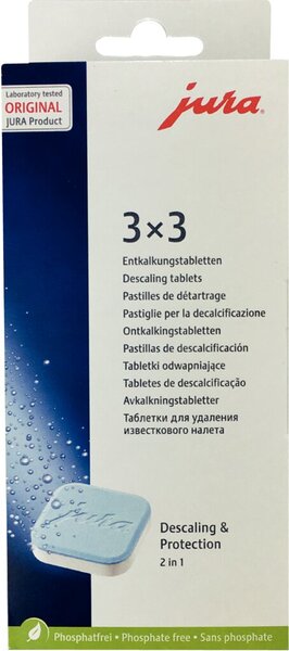 Entkalkungstabletten für Vollautomaten, 3 Stück