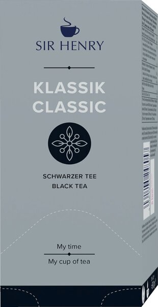 Tee Sir Henry Klassik, 25 Portionsbeutel á 2,2 g