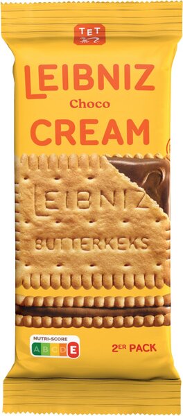Leibniz Cream Choco, 18 Portionen mit je 2 Doppelkeksen