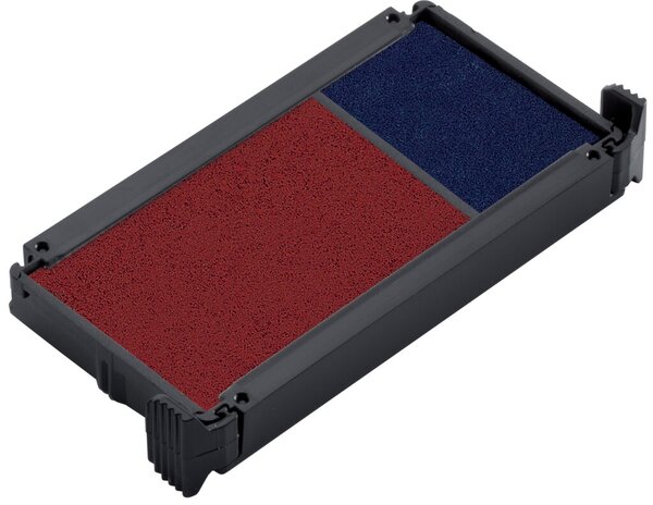 Ersatzstempelkissen für 4912, blau/rot, 2 Kissen