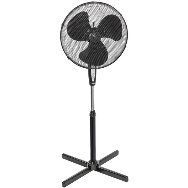 Standventilator mit Fernbedienung Ø 45 cm, 40 Watt, 3 Stufen, schwarz