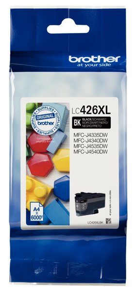 Tintenpatrone LC-426XL-BK, für Brother Drucker, ca. 6.000 Seiten, schwarz