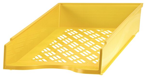 Briefkorb DIN A4/C4, gelb, verbindbar