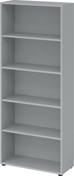 Regal 4000, (H x B x T) 1880 x 800 x 330 mm, 5 Ordnerhöhen, grau