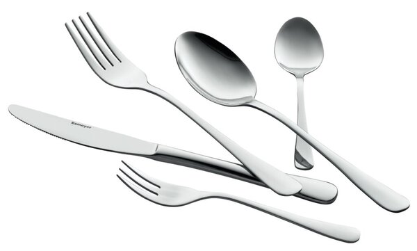 Besteck-Set SYLVIA 145er Set, Chrom-Edelstahl 18/0, hochglanzpoliert, Set für 36 Personen