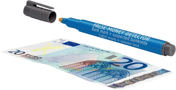 Geldscheinprüfstift 30, direkte Echtheitsprüfung, keine 100% Prüfung