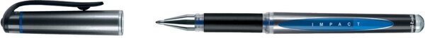 Gelroller uni-ball® SIGNO UM 153, Strichstärke 0,6 mm, Schreibfarbe blau, Schaftfarbe schwarz