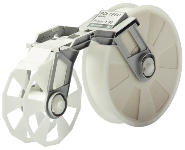 Schriftbandkassette, MC-PP3WH, 50 mm breit / 300 m lang, Plastikband, weiß, für Tape Creator TP-M5000N