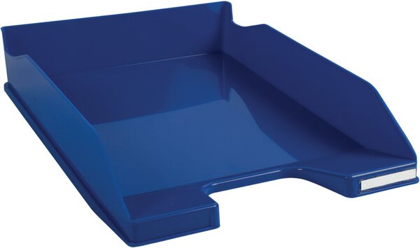 Briefkorb BEE BLUE, DIN A4/C4, Beschriftungsschild, marineblau