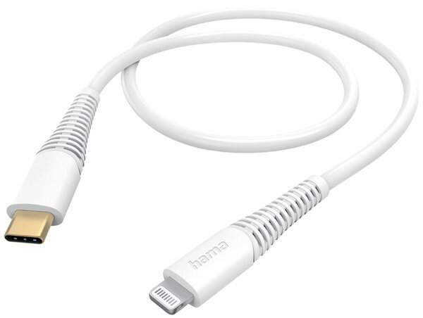 Ladekabel, USB-C-Lightning, 1,5 m, für Handy/Smartphone, weiß