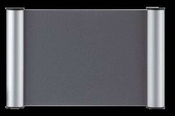Türschild Clip 245 x 155 mm, silber, Inkl. doppelseitigem Klebeband und Schrauben