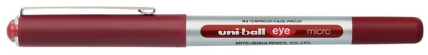 Tintenkugelschreiber uni-ball® eye micro, Strichstärke 0,2 mm, Schreibfarbe rot
