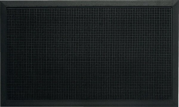 Gummifußmatte, 60 x 80 cm, 100% Kautschuk, schwarz