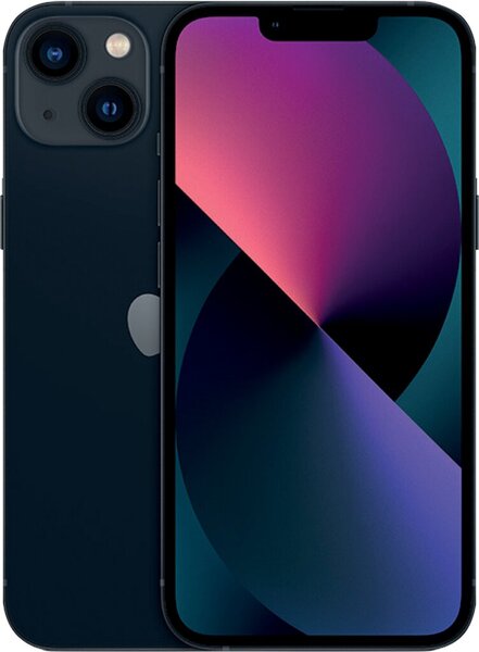iPhone 13, 256 GB, mitternacht, 5G, 5,4" Super Retina XDR Display, Zwei-Kamera-System 12 MP