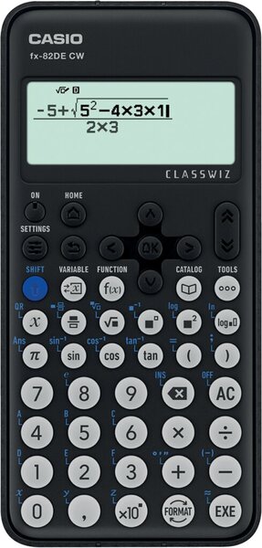 Schulrechner FX-82DE CW ClassWiz mit 24 Klammerebenen, 310+ Funktionen, im Hardcase, inkl. Batterie: 1x LR 03/AAA
