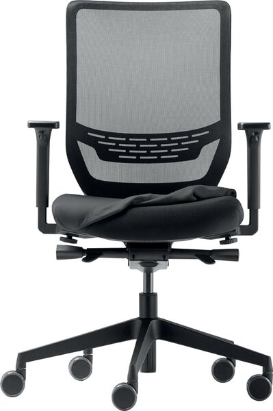 Sitzhusse Drehstuhl, für to-sync work mesh 9242 sy1/comfort pro 9247 sy1, grau