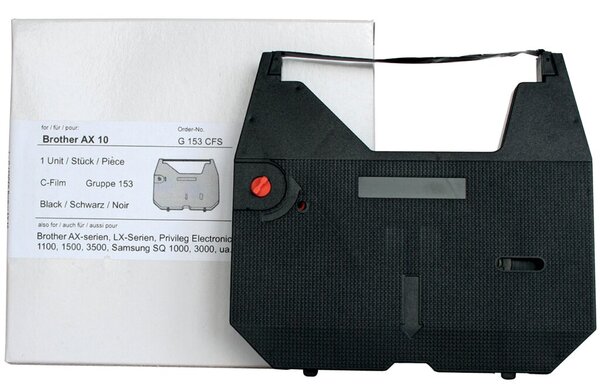 Farbband correctable Gr. 153C, schwarz für Brother AX 10