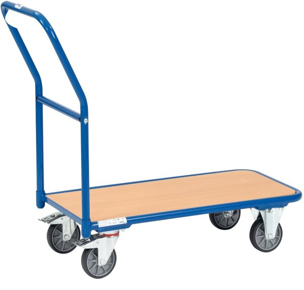 Magazinwagen, Ladefläche: 850 x 450 mm, mit Lenkrollen