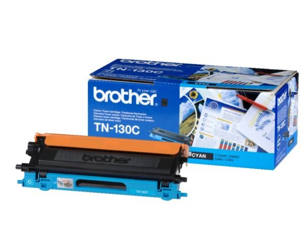 Toner TN-130C, für Brother Farblaserdrucker, ca. 1.500 Seiten, cyan