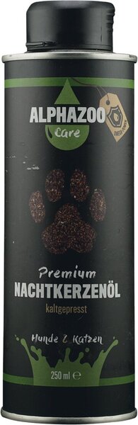 Premium Nachtkerzenöl 250 ml für Hunde und Katzen, für strahlendes Fell