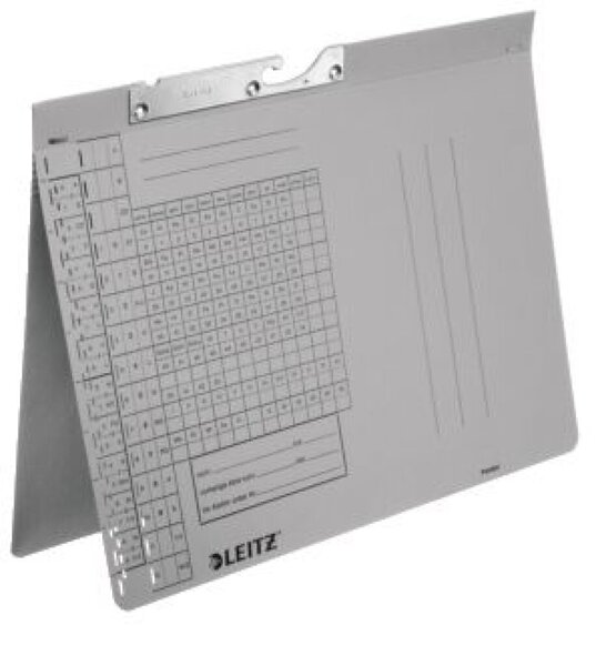 Pendelhefter DIN A4, grau, Amtsheftung, Karton: 320g/qm