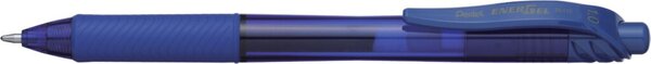 Gelroller EnerGel X, Strichstärke 0,50 mm, Schreibfarbe blau, Schaftfarbe transparentblau