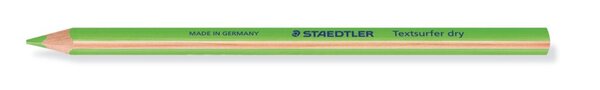 Trockentextmarker Textsurfer, Strichstärke 3,5 mm, fluoreszente, lichtbeständige Wachsmine, grün