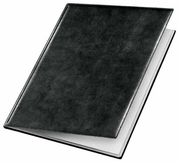 Sichtbuch Exquisit, DIN A4, 10 Hüllen, PVC-Weichfolie, schwarz