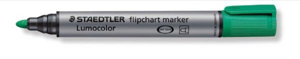 Flipchartmarker Lumocolor, Rundspitze, Strichstärke 2 mm, grün